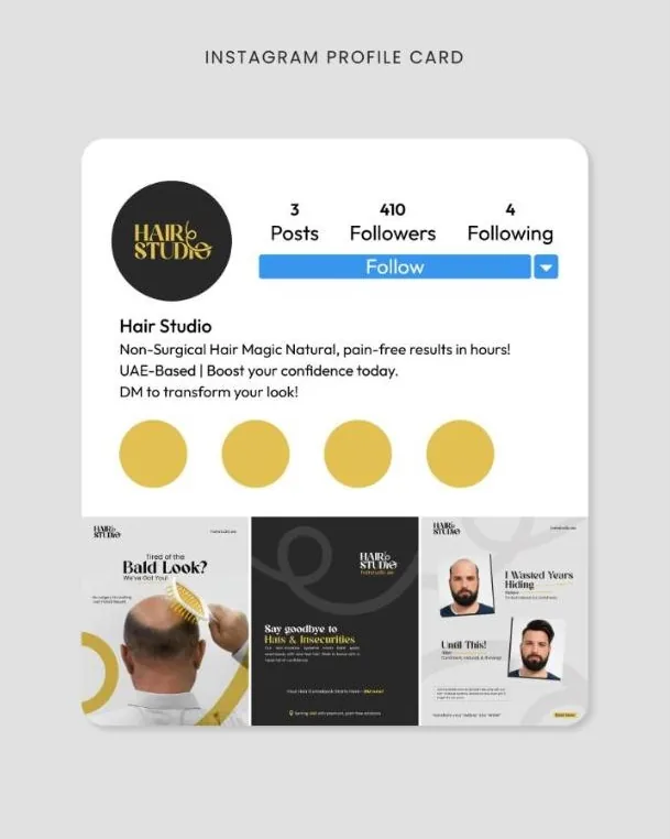 Hair Studio | Social Media Branding: design 6 of 9