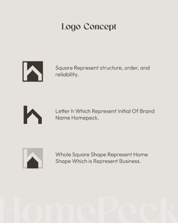 Homepeck | Brand Identity & Social: design 2 of 10