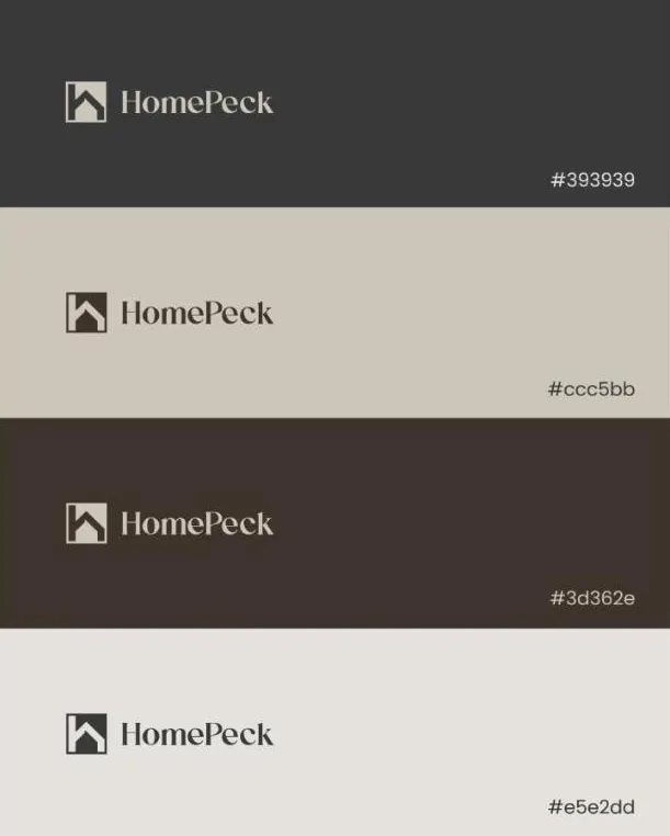 Homepeck | Brand Identity & Social: design 3 of 10