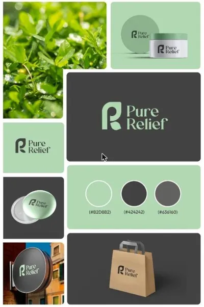 Logo Identity | Pure Relief cover