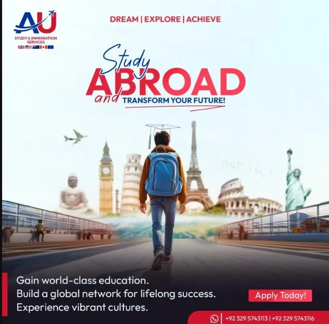 Study Abroad | Social Media Designs cover
